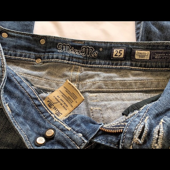 Miss Me Sz 25 JP4656-2 Boot Double Button Closure - Picture 8 of 8